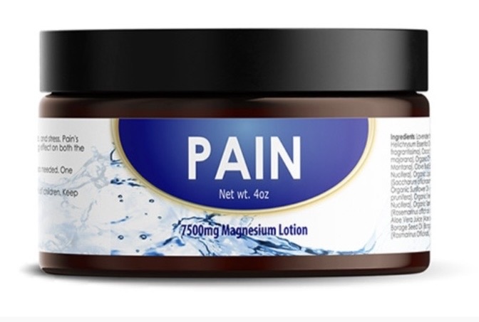 Pain Magnesium Lotion jar